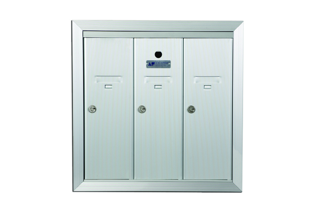 3 Doors Wide USPS Vertical Mailboxes