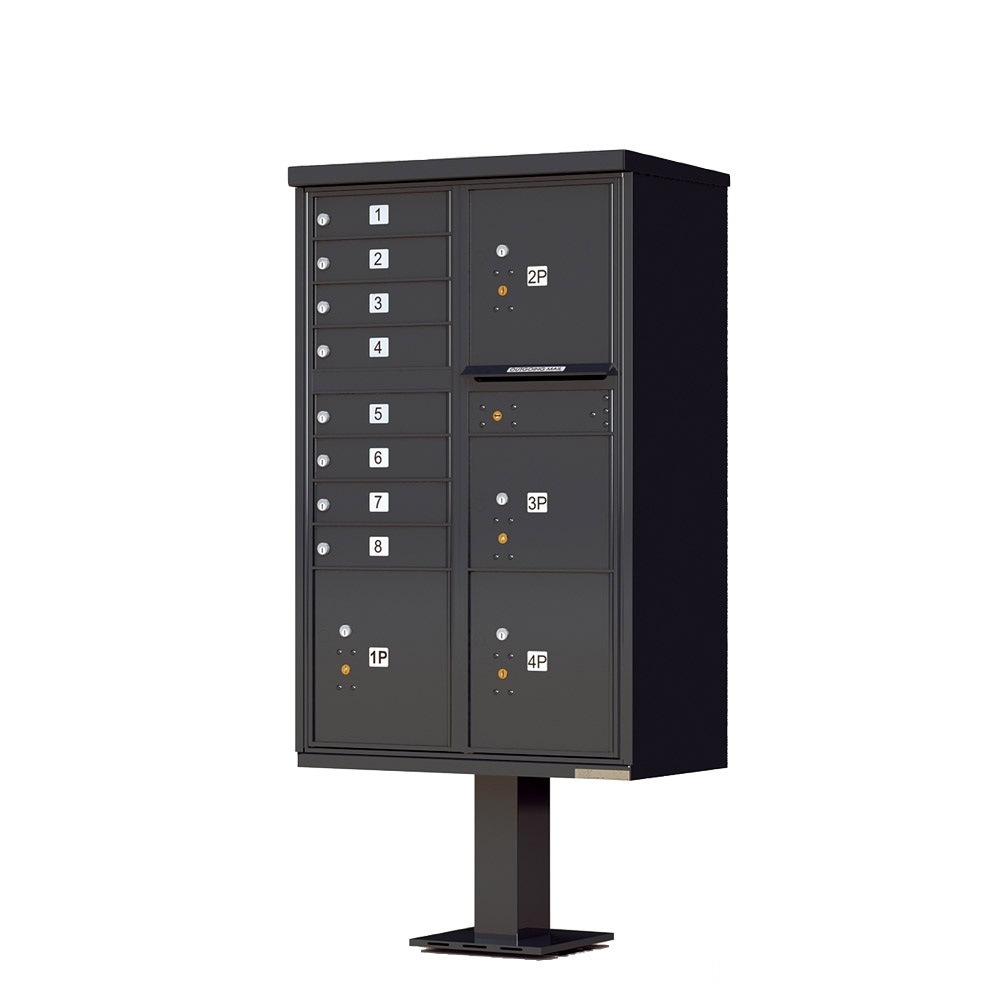 Type VI - 8 tenant boxes, 1 outgoing, 4 parcels