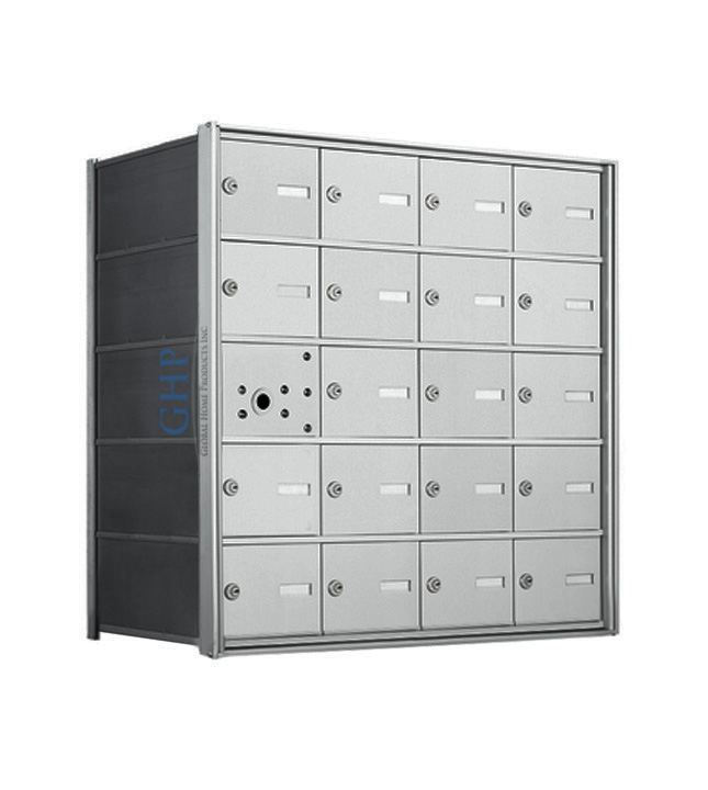 20 A Doors, 29-3/4"H 4B+ USPS Horizontal Mailbox
