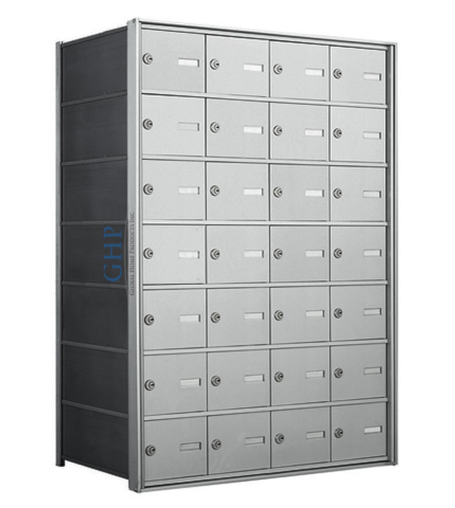 28 A Doors, 42-3/4"H 4B+ USPS Horizontal Mailbox