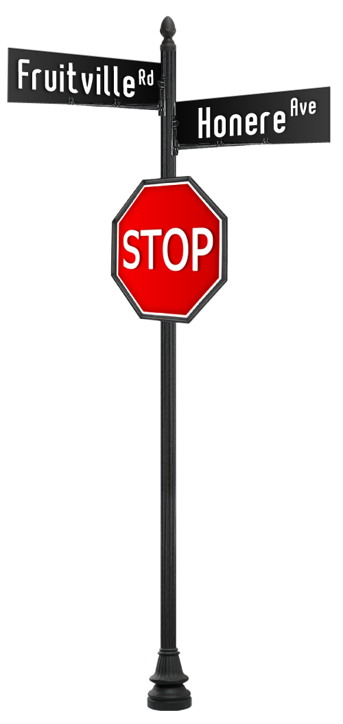 3" Round Fluted Pole