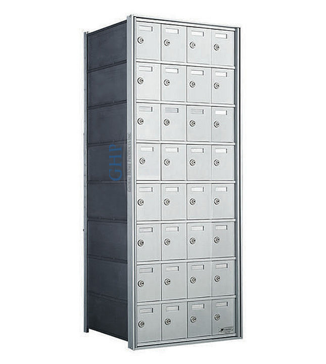 32 A Doors, 44-1/8"H Private Horizontal Mailbox