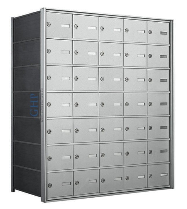 35 A Doors, 42-3/4"H 4B+ USPS Horizontal Mailbox