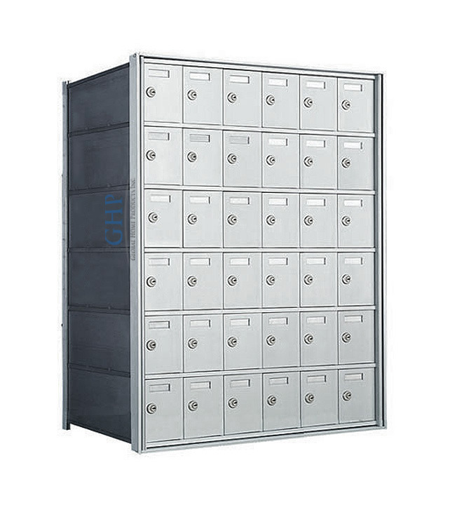 36 A Doors, 33-3/8"H Private Horizontal Mailbox