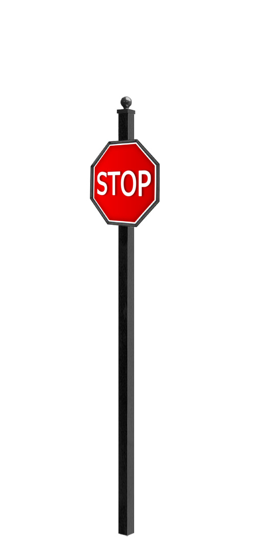 3" Square Smooth Pole