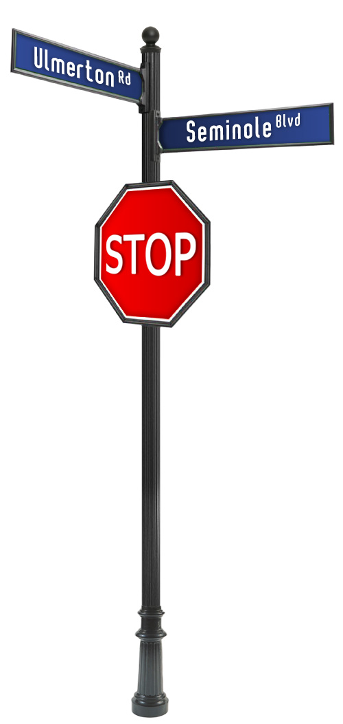 4" Round Fluted Pole