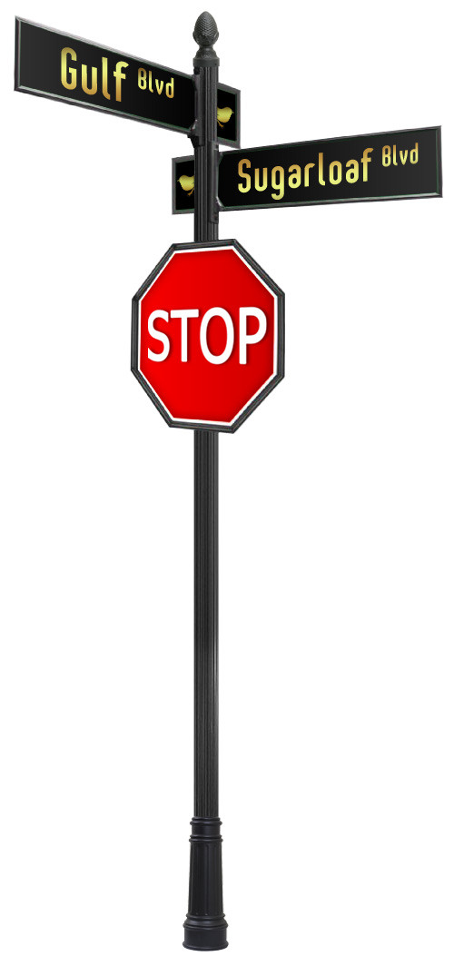 4" Round Fluted Pole