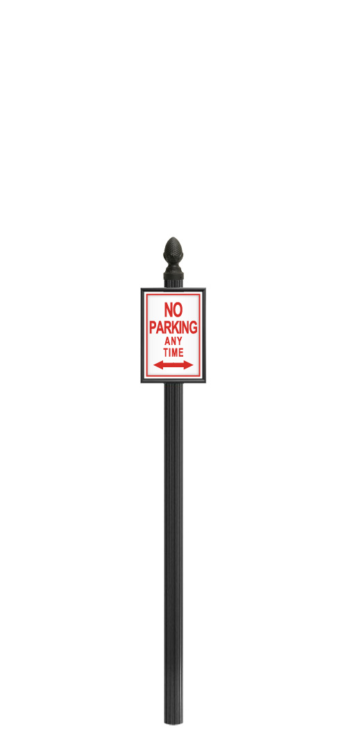 4" Round Fluted Pole