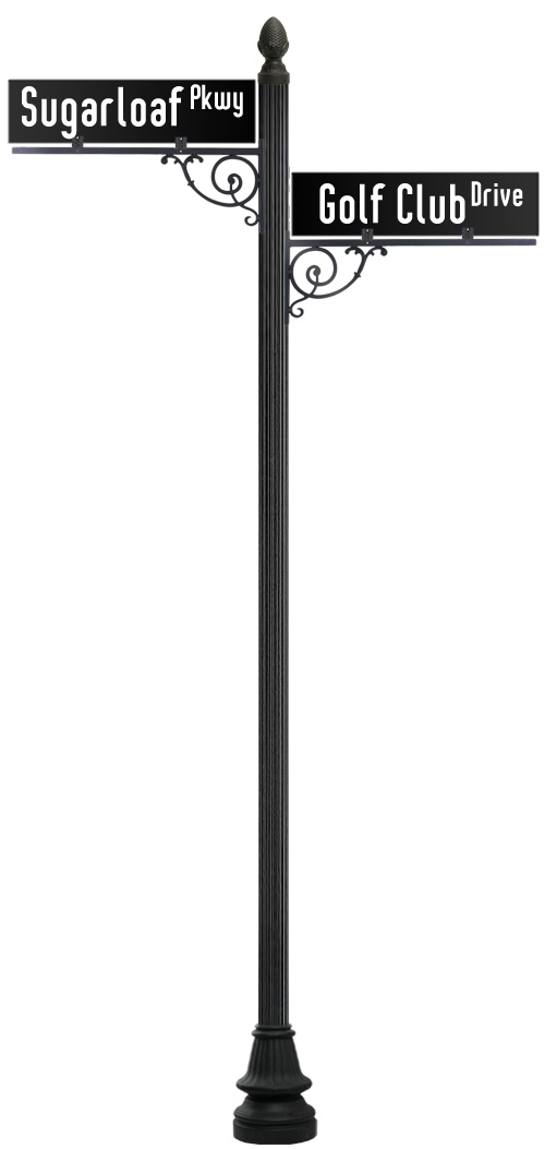 4" Round Fluted Pole