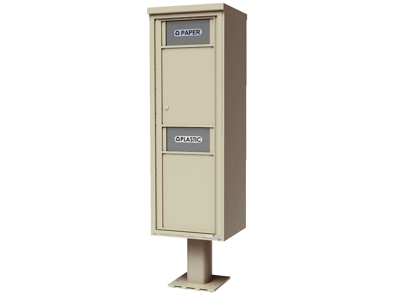 Trash / Recycling Bin with (2) collection areas