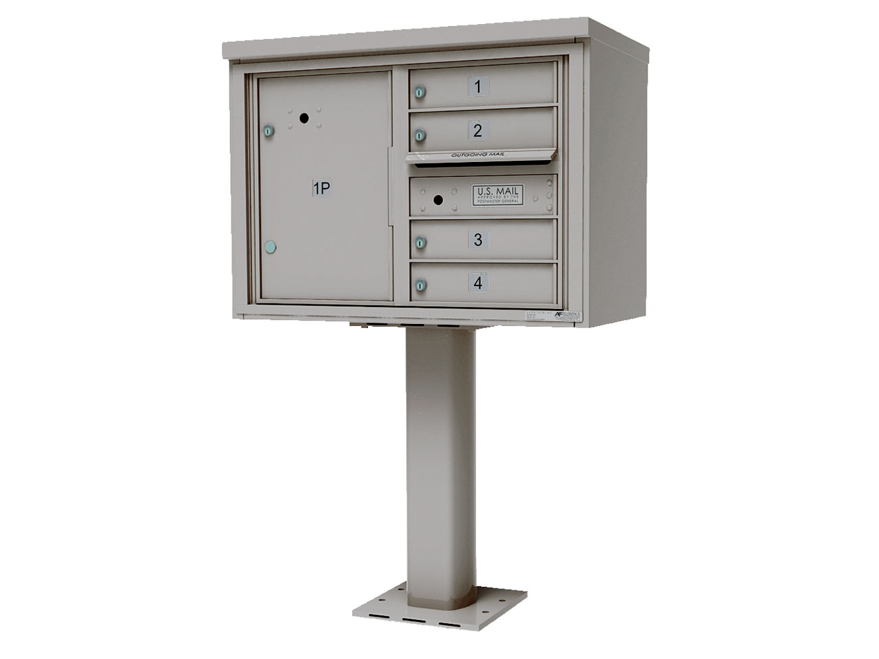 4-tenant doors with 1-18"H