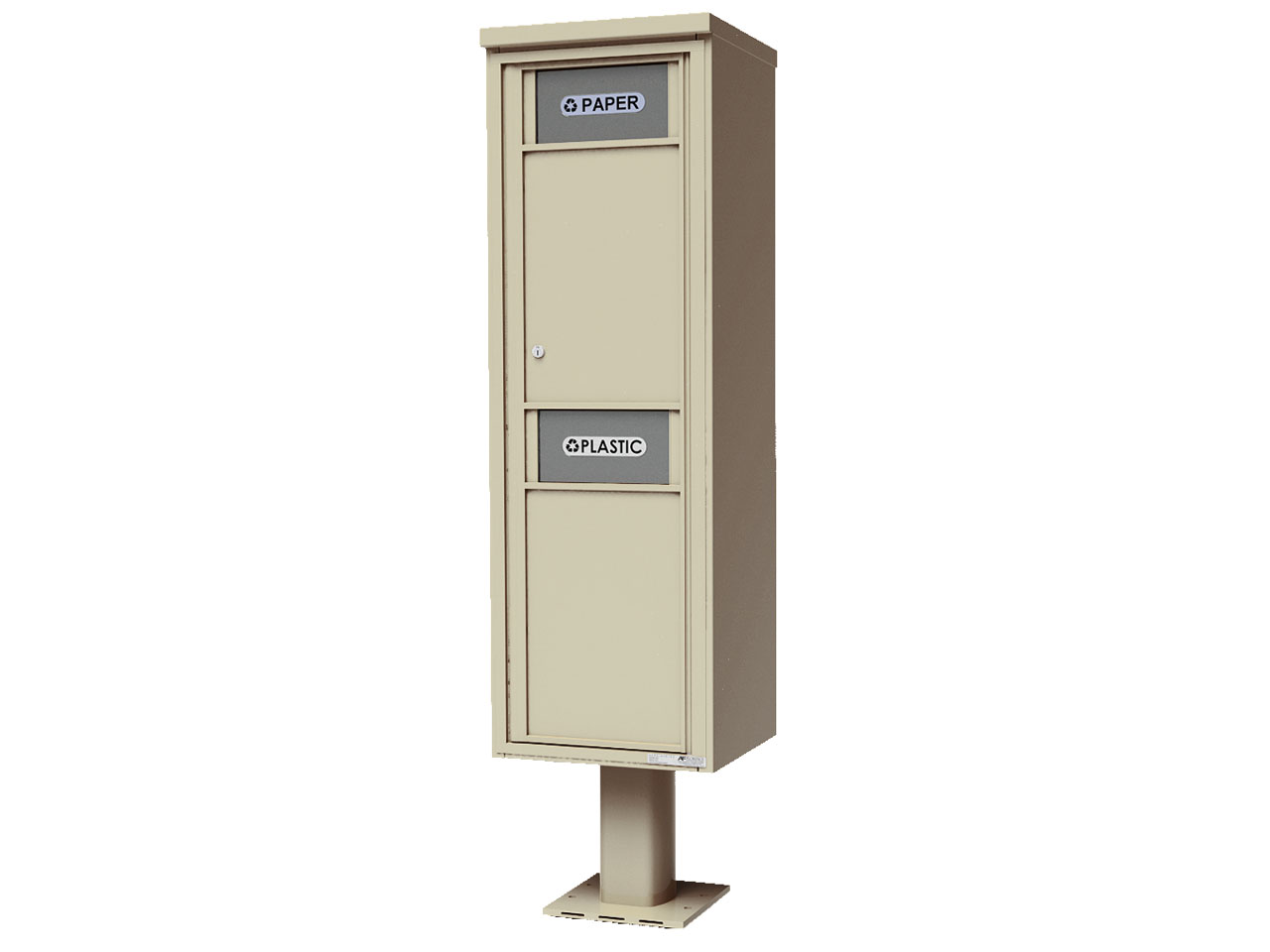 Trash / Recycling Bin with (2) collection areas