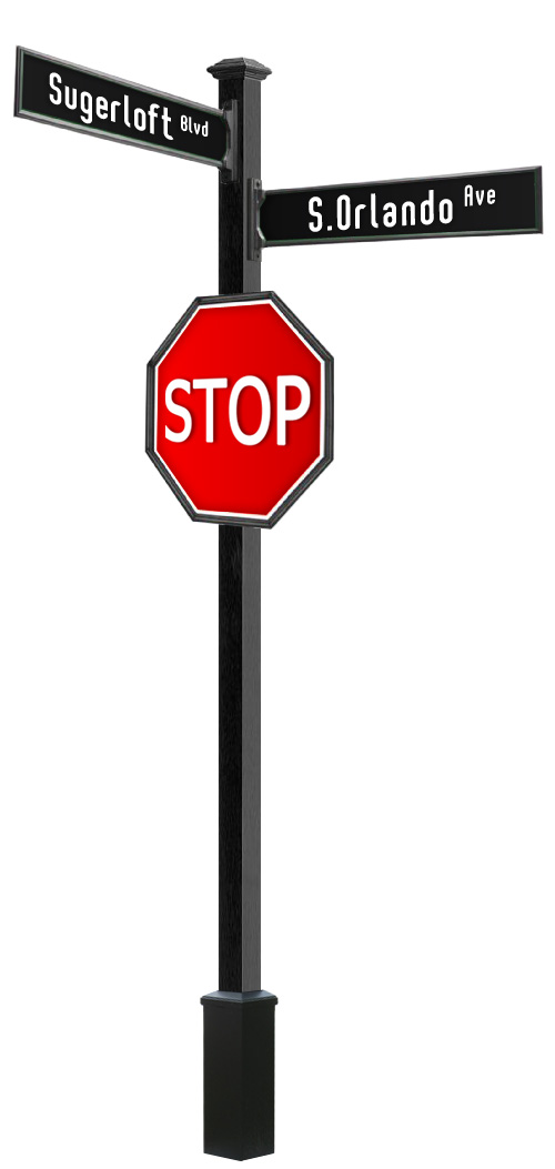 4" Square Smooth Pole