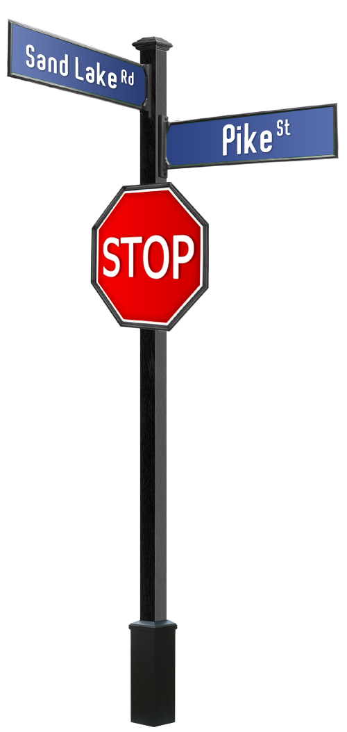 4" Square Smooth Pole