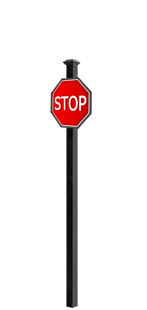 4" Square Smooth Pole