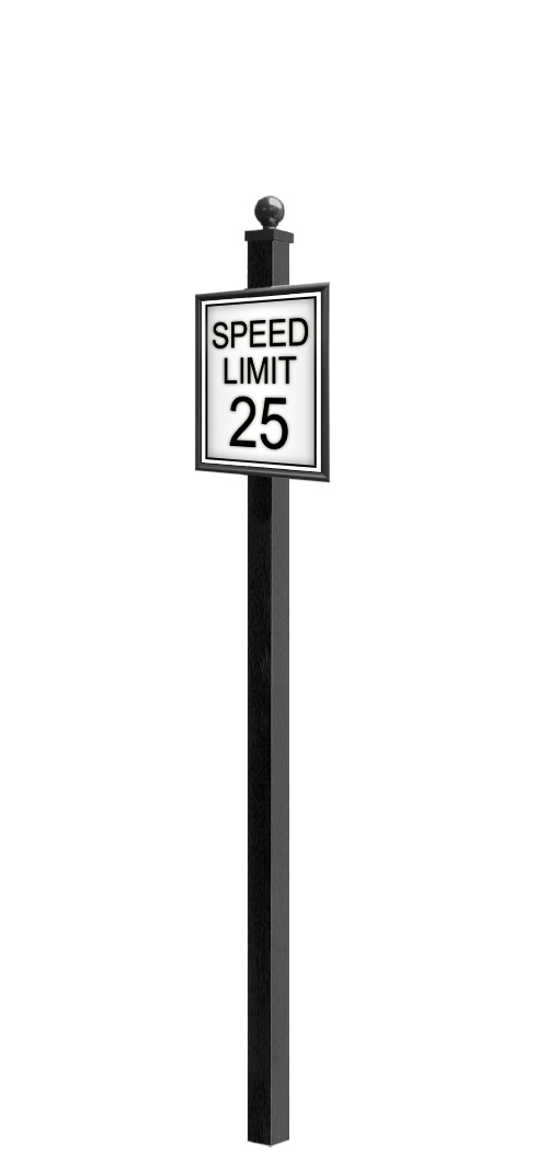 4" Square Smooth Pole