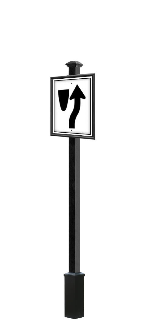 4" Square Smooth Pole