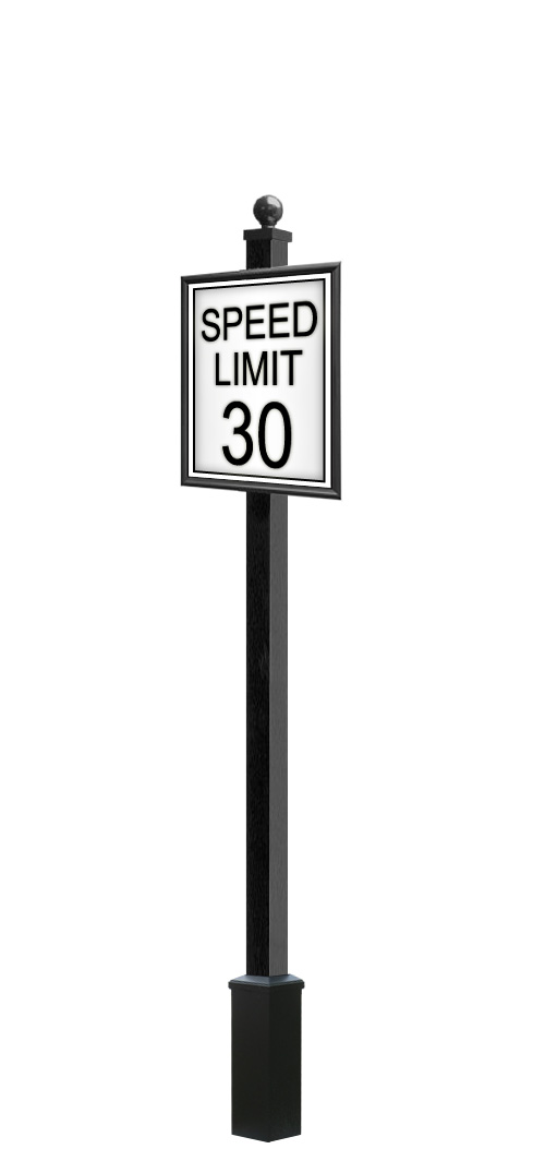 4" Square Smooth Pole