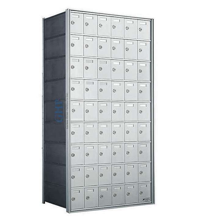 54 A Doors, 49-1/2"H Private Horizontal Mailbox