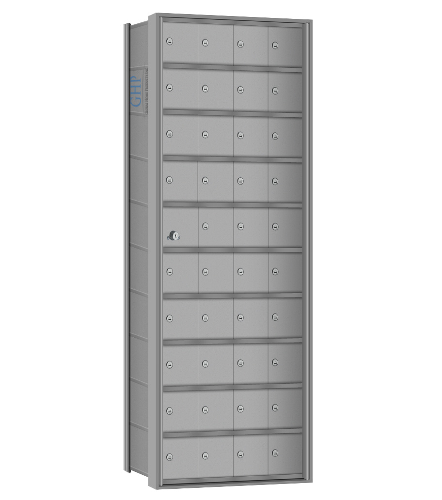 40 Doors - 10 High Mini-Storage Lockers