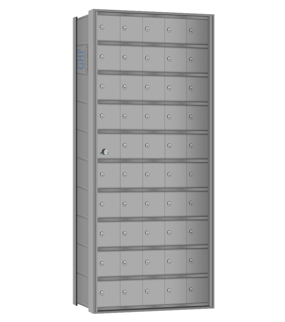 50 Doors - 10 High Mini-Storage Lockers