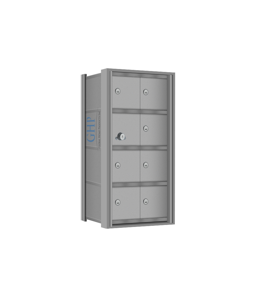 8 Doors - 4 High Mini-Storage Lockers