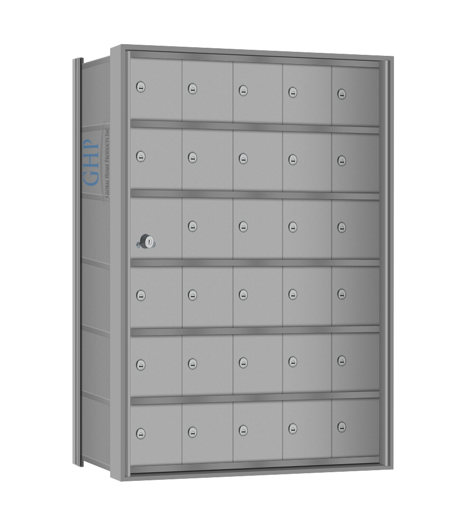 30 Doors - 6 High Mini-Storage Lockers