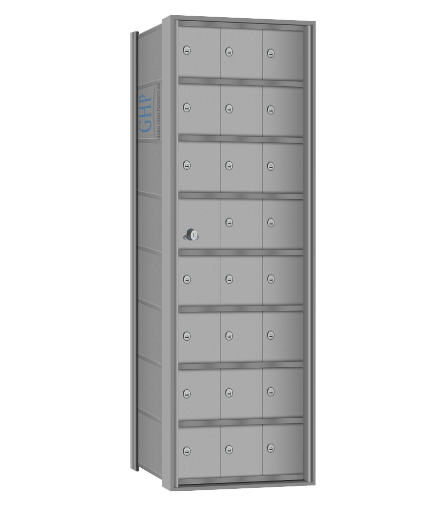 24 Doors - 8 High Mini-Storage Lockers
