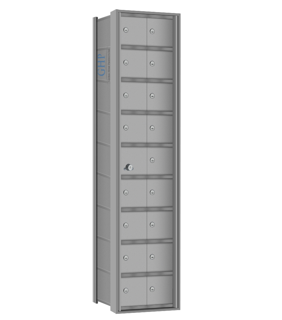 18 Doors - 9 High Mini-Storage Lockers
