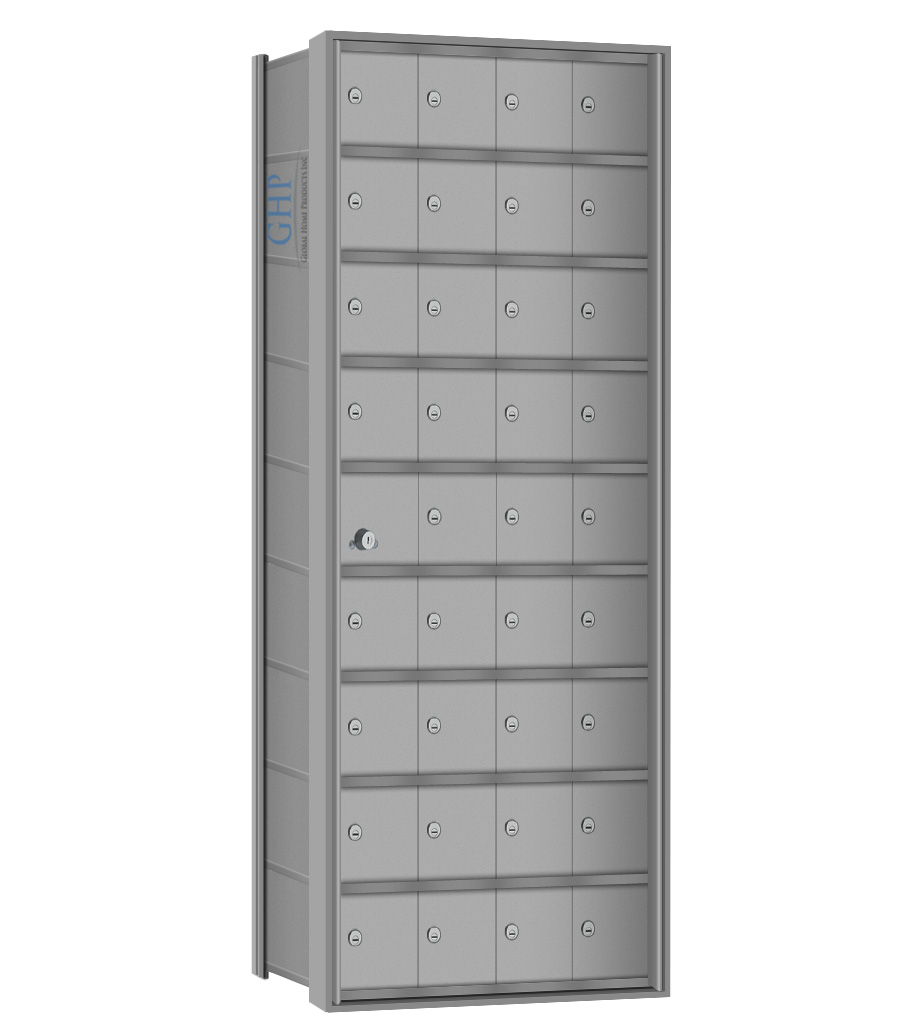 36 Doors - 9 High Mini-Storage Lockers